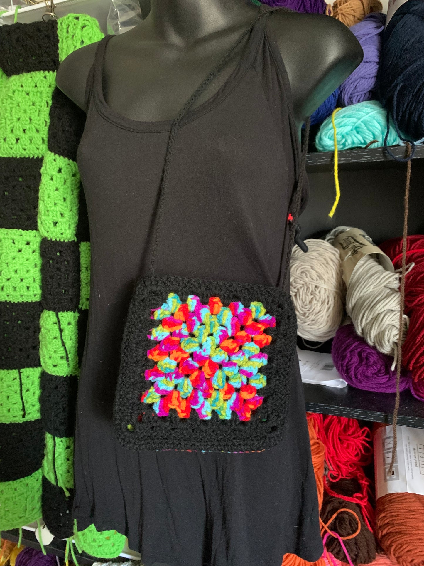 Mini Granny Square Purse