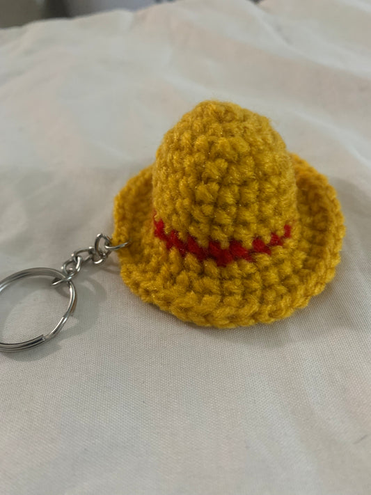 Luffy Hat Keychain