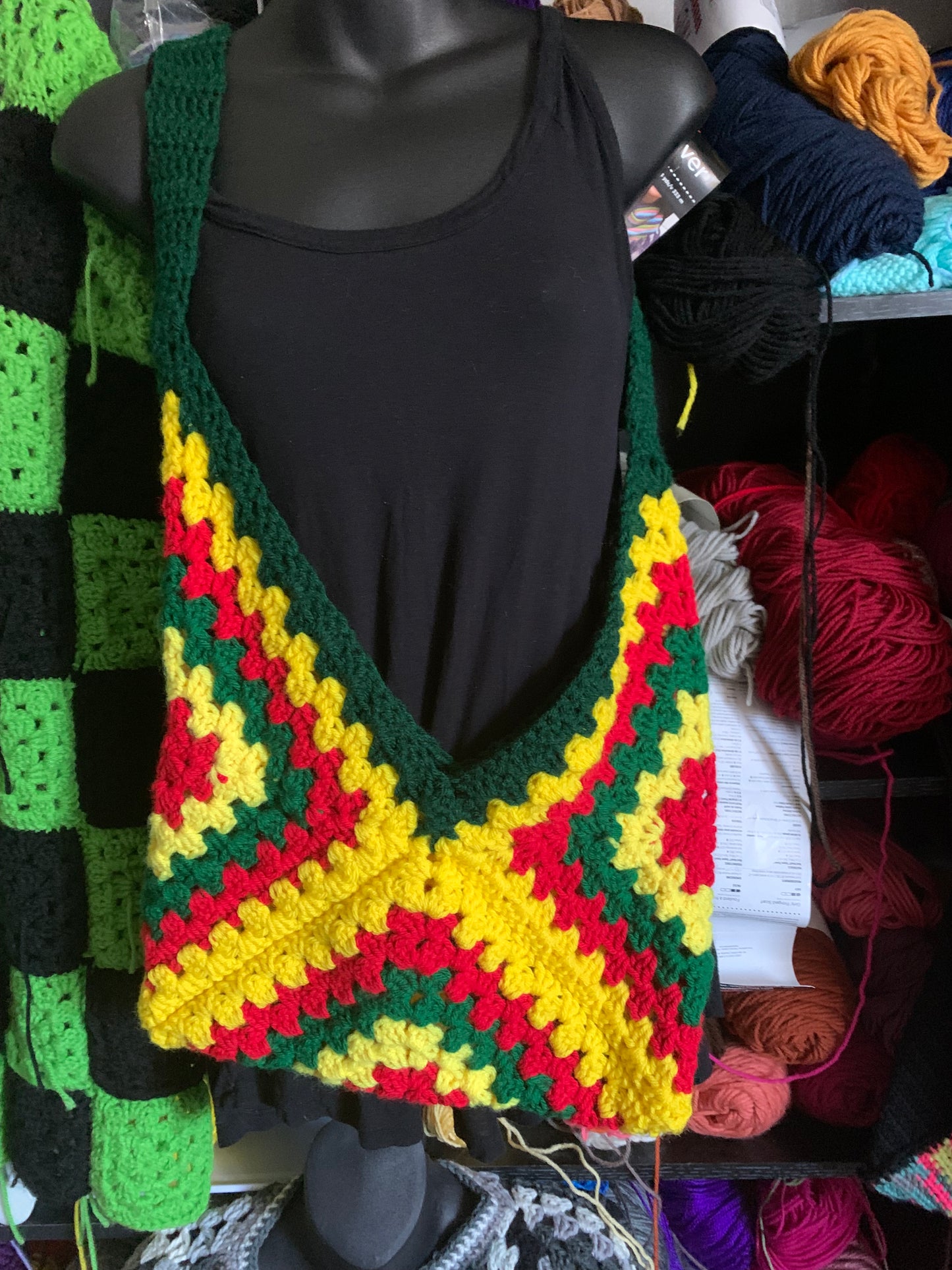 Granny Square Trinity Purse