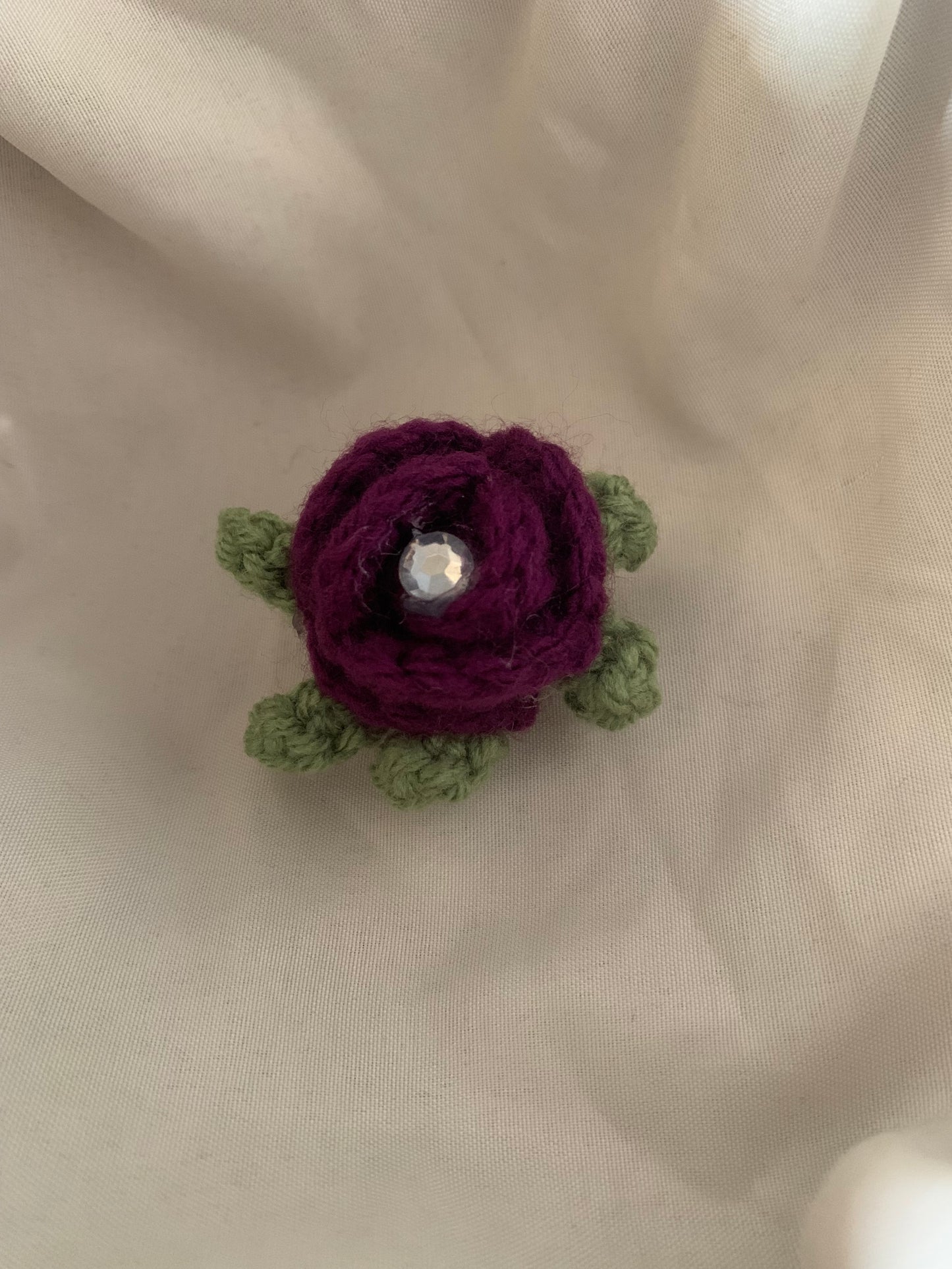 Flower Gemmed Keychain
