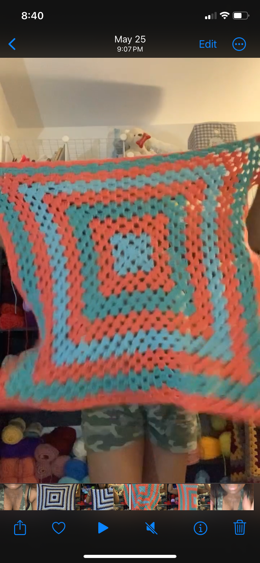 Granny Square Blanket