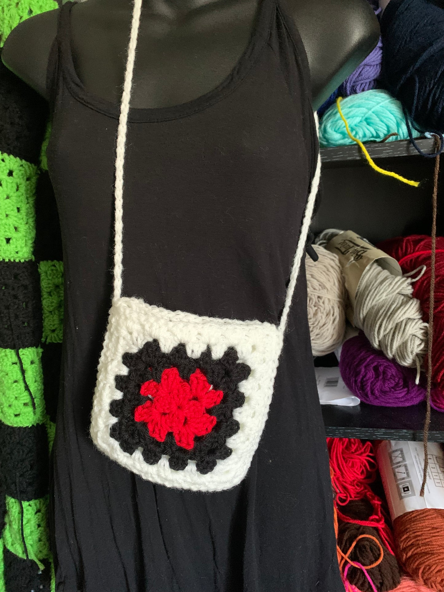 Mini Granny Square Purse